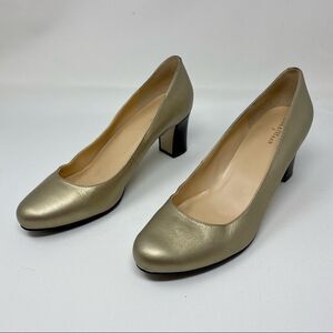 Cole Haan Edie Pump Pearlized Gold- Size 10
